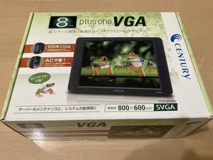 【動作確認済・中古】Century製 8インチSVGA (解像度800x600) アナログRGBモニター LCD-8000V plus one VGA