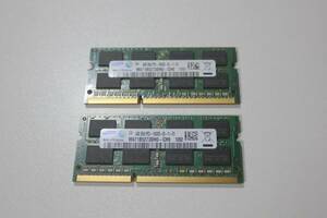 ☆送料無料☆SAMSUNG製 4GB×2 8GB 2R×8 PC3-10600S (DDR3-1333) M471B5273CH0-CH9