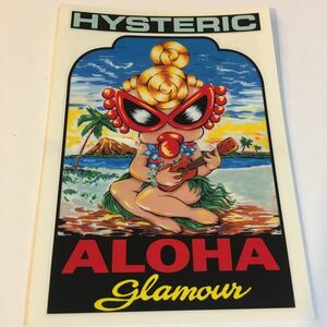 HYSTERIC MINI aloha sticker ヒステリックミニ 非売品 ハガキサイズ ステッカー シール