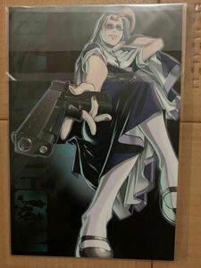 ブラック・ラグーン エダ 台紙付きテレカ（未開封）telephone card for japan BLACK LAGOON REVY REI HIROE SUNDAY GX 暴力教会