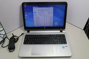 中古動作品 HP Probook 450 G3 celeron3855U 1.6GHz 4GB HDD500GB Windows10pro