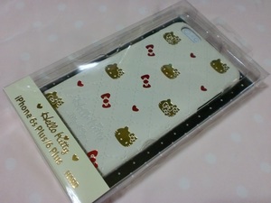 iPhone 6 Plus/6s Plus 専用 ハローキティ カバー (ハート) 166 サンリオ Hello Kitty Sanrio