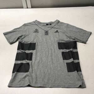 送料無料★adidas アディダス★半袖Tシャツ　トップス★ジュニア　160 子供★グレー　#50320srr