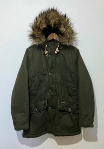 【美品】A&F Abercrombie & Fitch アバークロンビーアンドフィッチ アバクロ モッズコート ヴィンテージ加工 裏ボア ミリタリーM-65PARKA