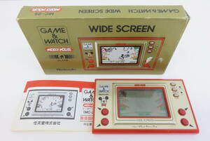 16717 上605-256　ゲーム＆ウォッチ　MC-25　ミッキーマウス　GAME&WATCH　WIDE SCREEN　Nintendo 任天堂　中古品　60