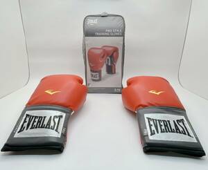 Everlast プロスタイル トレーニンググローブ 14OUNCES 赤 (I0459)