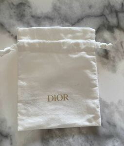 Dior ディオールロゴ入りミニ巾着