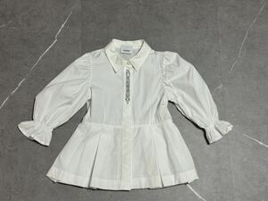 ★Burberry childrenバーバリーチルドレン　ブラウス　シャツ　ペプラム　可愛い　6Y★