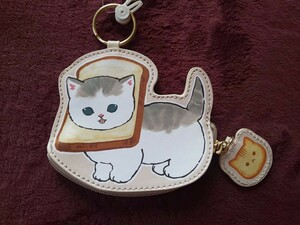 コインケース ミニ財布 モフサンド mofusand 猫 ねこ ぱんにゃん パン ダイカットコインケース 小銭入れ バッグに