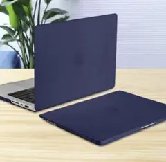 MacBook Pro カバーケース ネイビー プラスチック シンプル