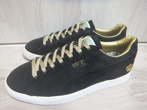 111足限定 PUMA KING SUEDE 黒/黒/金 27.5cm☆プーマ キング スエード スウェード カズ 三浦知良 日本製 MIJ made in japan