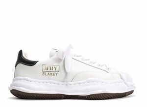 Maison MIHARA YASUHIRO "BLAKEY" OG Sole Leather Low-top Sneaker "White" 25.5cm A06FW702