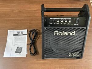 【中古品】 Roland 電子ドラム用 アンプ内蔵スピーカ PM-10 Personal Monitor for V-Drums