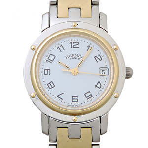 ［飯能本店］HERMES エルメス クリッパー CL4.220 腕時計 レディース DH80988