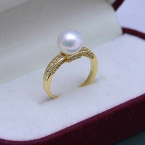 リング 真珠指輪 真珠アクセサリ 天然真珠 淡水真珠 本真珠 誕生日プレゼント 新型 女性 フリーサイズ 上質真珠 パーティー 新品 zz73