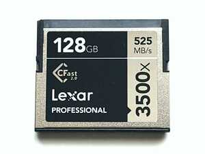 【残り1枚】☆美品☆ CFast 2.0 128GB 3500x レキサープロフェッショナル Lexar Professional コンパクトフラッシュ CompactFlash CFカード