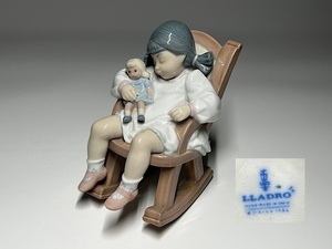 【瑞】リヤドロ LLADRO 「おひるね」フィギュリン 陶器人形 置物　