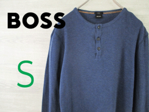 HUGO BOSS●ヒューゴボス＜ヘンリーネック・ロンT＞●M740y