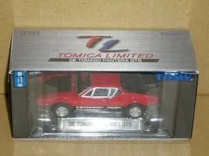 TOMICA LIMITED 33 DE TOMASO PANTERA GTS 赤