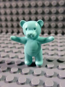 ★LEGO★動物★Teddy Bear_A_Aqua(6186-041)