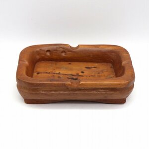 木製灰皿・角型・アジアン雑貨・No.210912-099・梱包サイズ60