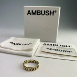 AMBUSH MONOGRAM LINK CHAIN RING M アンブッシュ リング 925 14.5号