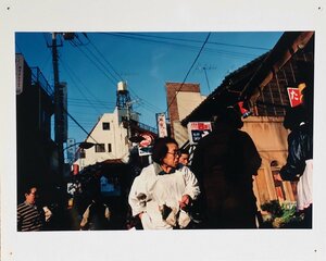 真作保証品『牛腸茂雄 カラープリント作品 写真集「見慣れた街の中で」収録 写真展使用品』