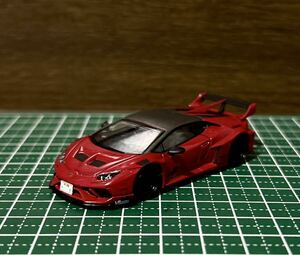 MINI GT　絶版　1円スタート　入手困難　ミニカー　1/64 激レア　改造ミニカー　ランボルギーニ ウラカン　レッド