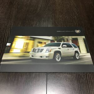 【即決】エスカレード 2012年 10月 諸元表 キャデラック カタログ Cadillac Escalade 純正アクセサリーパーツ表記あり パーツ価格表記あり