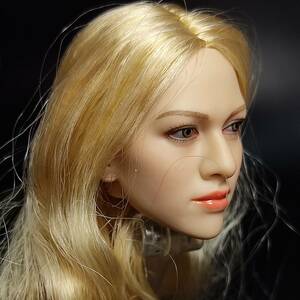 1/6 SCALE Sculpt HEAD DIY / KIMITOYS KT004 / ブロンド女性 フィギュア 美人ヘッド