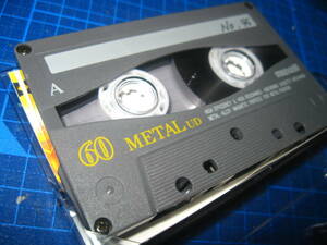 7使用済み　中古　 カセットテープ　日立Maxell　MetalUD　Type4　メタル　60分 　1本　爪なし　No.1142