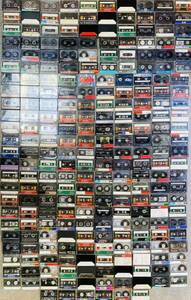 【サ-5-1】100 録音済カセットテープ 大量まとめて 計246本 SONY/maxell/TDK ノーマルポジション 動作未確認 ジャンク品