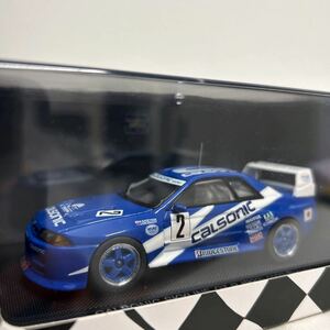 EBBRO 1/43 CALSONIC SKYLINE GT-R R32 #2 1993年 Suzuka エブロ 鈴鹿 日産 スカイライン BNR32 カルソニック NISMO ミニカー JGTC