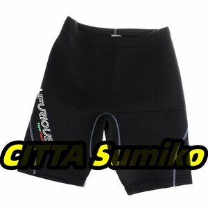 2mm ネオプレン メンズ ウェットパンツ ショートパンツ スーパーストレッチ 冬 スイミング 水着 黒