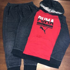 【PUMA/プーマ】 スウェット　ジャージ　上下セット　150㎝/140㎝　中古