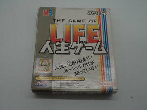 B0038 中古品 GB THE GAME OF LIFE 人生ゲーム スーパーゲームボーイ 箱付き 取扱説明書付き Nintendo 任天堂 タカラ 動作確認済み