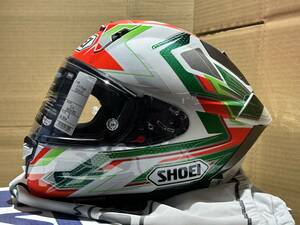 shoei x15 Escalate L サイズ　tc-4 グリーン／レッド