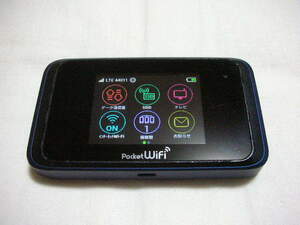 ◆中古品 ymobile ワイモバイル Pocket wifi 502HW ネイビーブルー◆SIM ロック 解除 済み HUAWEI ルーター d