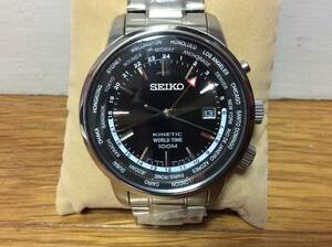 未使用 セイコー キネティック ワールドタイム Ref.SUN069P1 SEIKO Cal.5M85