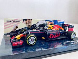 【送料無料】1/43 Minichamps Redbull レッドブル TAG Heuer RB12 #33 M.フェルスタッペン Verstappen 1st Win Spanish GP 2016