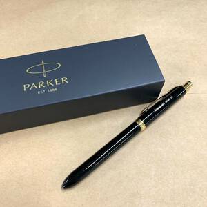 パーカー PARKER ソネット オリジナル スリム マルチファンクション 複合ポールペン 新品 未使用 送料無料 レア ブラック 文房具【SP747】