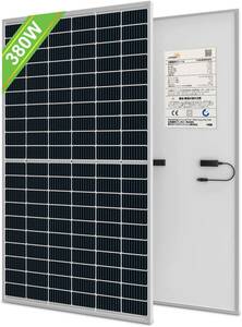 新品 380W 2枚セット PERC 単結晶 ソーラーパネル 太陽光パネル 変換効率22% 高性能 全並列 省エネルギー 太陽光チャージ 災害 Yinleader