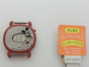 ★デッドストック★ ALBA AFCD 301 ミッキーマウス キャラクター腕時計 