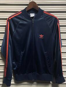 70s 80s ADIDAS ATP アディダス トラックジャケット ジャージ ネイビー × レッド KEYROLAN USA製 ヨンス着用