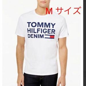 新品タグ付き M TOMMY HILFIGER トミーヒルフィガー 半袖 Tシャツ　ホワイト　男女兼用