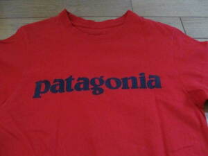 ★patagonia パタゴニア 半袖tシャツ 赤paＸＳサイズ
