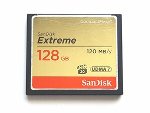 ☆美品☆ CFカード 128GB 800x サンディスク エクストリー厶 SanDisk Extreme コンパクトフラッシュ CompactFlash Card