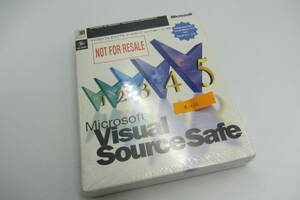 送料無料・新品＃1233 未使用 Microsoft Visual SourceSafe Visual Basic 4.0 Visual C++ 4.0 ソース管理　レア　システム開発