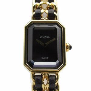 シャネル プルミエールL ブランドオフ CHANEL GP（ゴールドメッキ） 腕時計 GP/革 中古 レディース