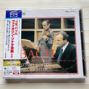 2CD コーガン／リヒター　 J.S.バッハ:ヴァイオリン・ソナタ全集（全6曲）Blu-spec CD